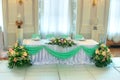 Luxury wedding table