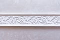 Luxury white design wall bas relief with