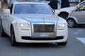 Luxury White Rolls-Royce in Monaco