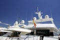 Luxury white yachts moored close to each other in Spain Royalty Free Stock Photo