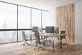 Luxury wooden coworking office