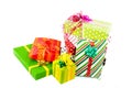 Luxury wrapped presents Royalty Free Stock Photo