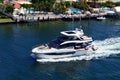Luxury Yacht Cruising the Florida Intra-Coastal Waterway