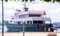 Luxury Yacht Docked Royalty Free Stock Photo