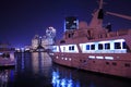 Luxury yacht in Dubai Creek, united arab emirates