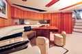 Luxury yacht interior