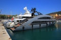 Luxury yacht Ocean Pearl moored in the port of Nice Royalty Free Stock Photo