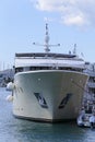 luxury yacht in port of Trogir, Dalmatia, Croatia Royalty Free Stock Photo