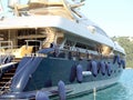 Luxury Yacht, Skiathos town, Greece.