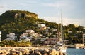 Luxury Yacht in St. Maarten Royalty Free Stock Photo