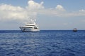 Luxury yacht in Zakynthos Royalty Free Stock Photo