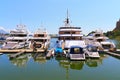 Luxury yachts and boats Royalty Free Stock Photo