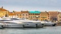 Luxury Yachts Marina Royalty Free Stock Photo