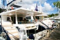 Luxury Yachts moored at Marigot Bay Resort and Marina Saint Lucia