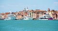 Luxury Yachts in Venice Royalty Free Stock Photo