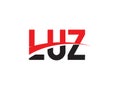 LUZ Letter Initial Logo Design