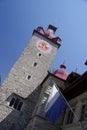 Luzern Clocktower Royalty Free Stock Photo
