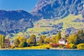 Luzern lake and Swiss Alps landscape view Royalty Free Stock Photo