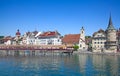 Luzern in summer Royalty Free Stock Photo