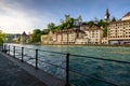 LUZERN,SWITZERLAND - MAY 20: Luzern lake view on may 20,2016 Royalty Free Stock Photo