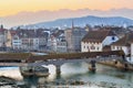 Luzern town at dawn