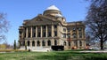 Luzerne County Courthouse, garden view, Wilkes-Barre, PA Royalty Free Stock Photo