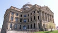 Luzerne County Courthouse, western corner elevation, Wilkes-Barre, PA Royalty Free Stock Photo