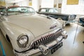 Luzna, Czech Republic, 31 July 2021: Vintage old historic cars displayed at Classic Automobile Museum of American veterans JK