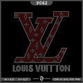Louis Vuitton. LV rhinestones pattern Royalty Free Stock Photo