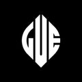 LVE circle letter logo design with circle and ellipse shape. LVE ellipse letters with typographic style. The three initials form a Royalty Free Stock Photo