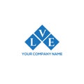 LVE letter logo design on white background. LVE creative initials letter logo concept. LVE letter design