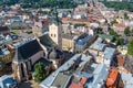 Lviv bird`s-eye view