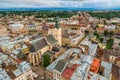 Lviv bird's-eye view, Ukraine