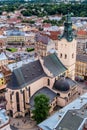 Lviv bird's-eye view, Ukraine