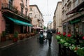 Lviv city lanscape after rain