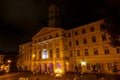 Lviv city view, Market square, panorama of historical city center, vacation to Ukraine