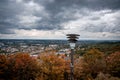 Lviv from the height of the high castle mountains