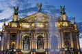 Lviv Theatre of Opera and Ballet Royalty Free Stock Photo