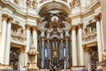 Lviv, Ukraine - August 5, 2017, interior of Dominican Cathedral, famous center of religion and historic city Royalty Free Stock Photo