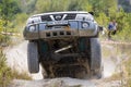 Off-road vehicle brand Nissan overcomes the track