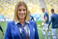 Lviv , Ukraine - August 10, 2018: Slovakian girl is photographed