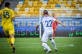 Lviv , Ukraine - August 10, 2018: Stanislav Lobotka during grou