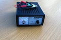 Car battery charger .Closeup car battery charger