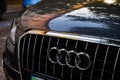 Closeup of Audi sign