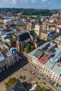 Lviv bird`s-eye view