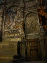 Lviv, Ukraine - July 30, 2009: Wonderful interior and vault of the medieval Chapel of the Boim Family. Monument Unesco World