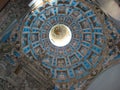 Lviv, Ukraine - July 30, 2009: Wonderful interior and vault of the medieval Chapel of the Boim Family. Monument Unesco World