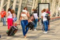 Lviv, Ukraine June 29, 2020: Lviv International Airport, meeting of passengers at the exit