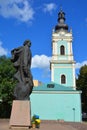 Statue of priest Markiyan Shashkevych Lvov erected in 1990.