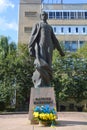 Statue of priest Markiyan Shashkevych Lvov erected in 1990.